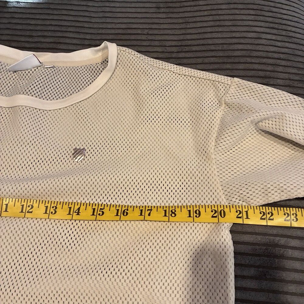 K-Swiss Pink Breathable Women’s Activewear Top Size Medium Cropped - Picture 4 of 9